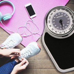 Salter Pro-Helix Professional Oversized Bathroom Scale with White and Black