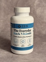 Zen Nutrients Everyday Back Vitamin Back & Spine + Nerve Support Veg 60ct