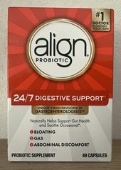 New Align Probiotic Supplement Capsule – 49 Count Exp: 8/2027+