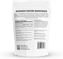 Creatine Monohydrate Micronized Powder 500G – 100 Servings, 5000mg Per Serving