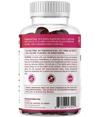 2 Vitamatic Beet Root Gummies 400mg with B6 (2mg) B12 Grape Seed Pomegranate &