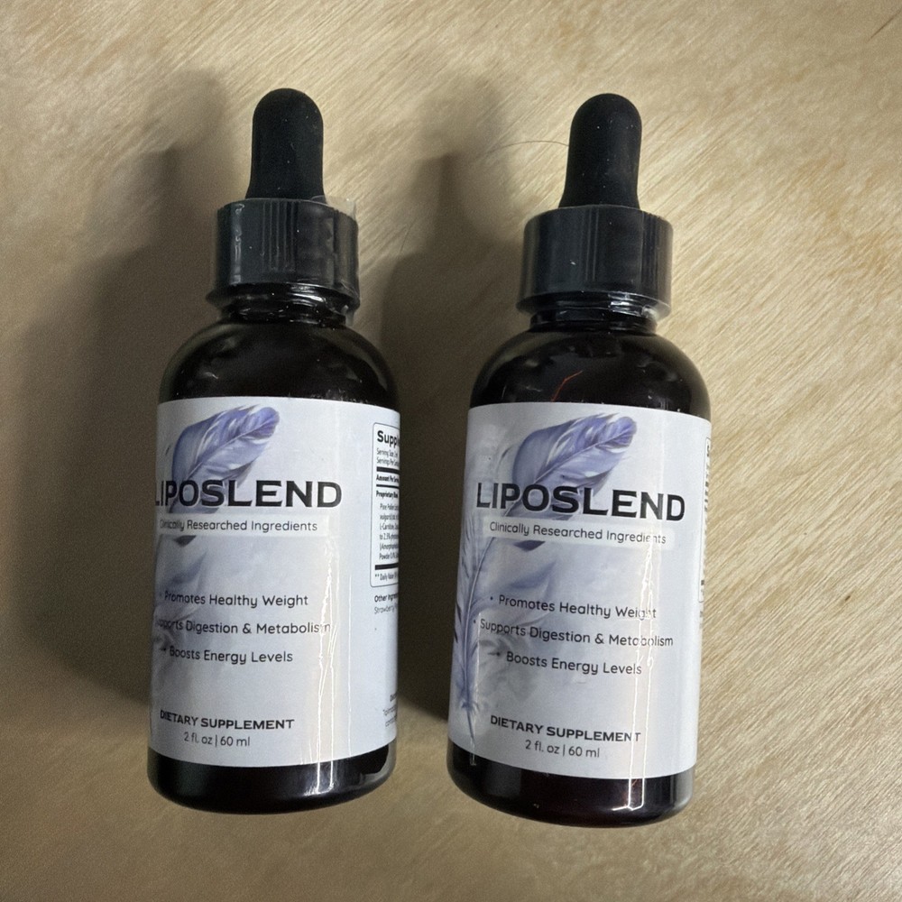 LipoSlend Drops – Official Formula (2 Pack) Fresh Stock