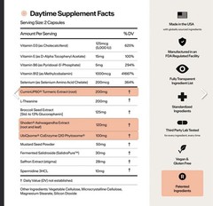 Stasis Daytime & Nighttime Supplement Bundle 50 Caps Each