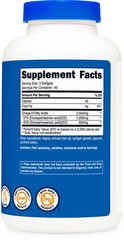 Nutricost Omega 3 Fish Oil – 2500MG, 120 Softgels (40 Serv) – 3x Strength