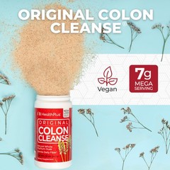 Health Plus Colon Cleanse – Natural Daily Fiber 12 Ounce (Pack of 1), White
