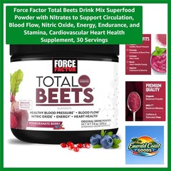 Heart-Healthy Total Beets Powder – Boost Nitric Oxide & Endurance, 30 Servings