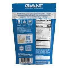 Giant Sports Keto Cheesecake Shake Mix – Delicious Low Carb, Ketogenic Diet G…