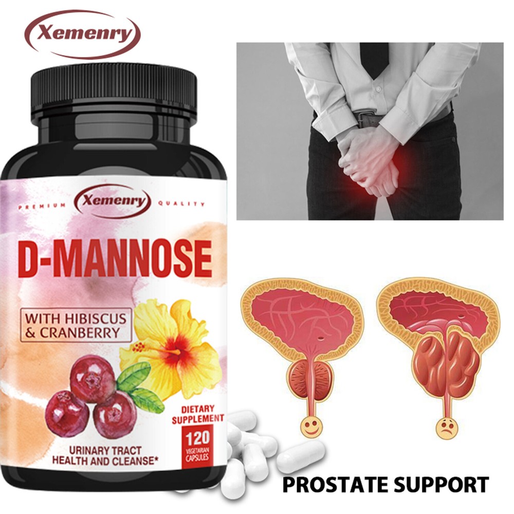 D-Mannose 1400mg – Cranberry – UTI Support, Bladder Control Health,Cleanse,Detox