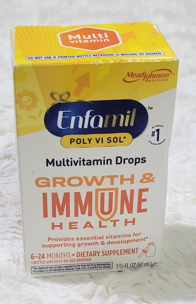Enfamil Poly-Vi-Sol Vitamin Drops – 50 ML Each 6 To 24 Months Exp 10/26✍️