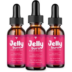 (3 Pack) Jelly Burn Weight Management Drops, JellyBurn Liquid Supplement (6oz)