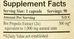 Ultra Mega Strength Organic Propolis 1000mg – 90 Capsules for Health Boost