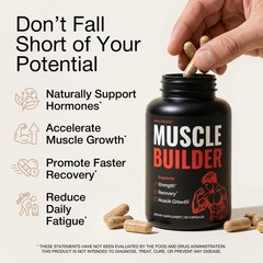 UNALTERED Anabolic Muscle Builder for Men – Growth, 150 Count (Pack of 1)
