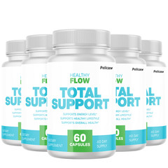 Healthy Flow Total Support-Cardiovascular & Blood Support- 5 Bottles- Genuine