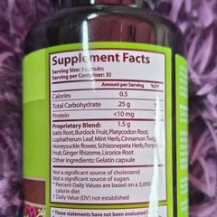 JOU Herbal Immunity Support Supplement Capsules – 30 Count with Mint Herb