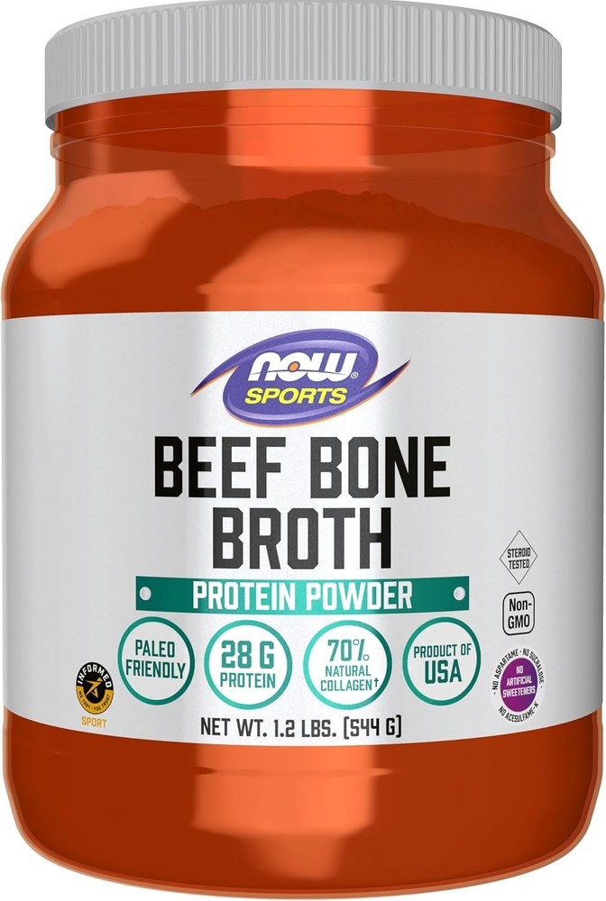 Beef Bone Broth Powder made with Premium-Quality Beef Bone Extract , 1.2-Pound
