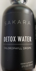 Sakara – Detox Water Drops – 2 fl oz bottle – Chlorophyll Drops – Exp 6/2026