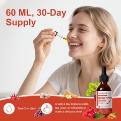 120ML Cayenne Pepper Extract & Hawthorn with Beet Root, Turmeric Vegan Drop