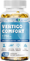 Vertigo Comfort Capsule 1750mg Dizziness Relief Supplements Body Balance Softgel