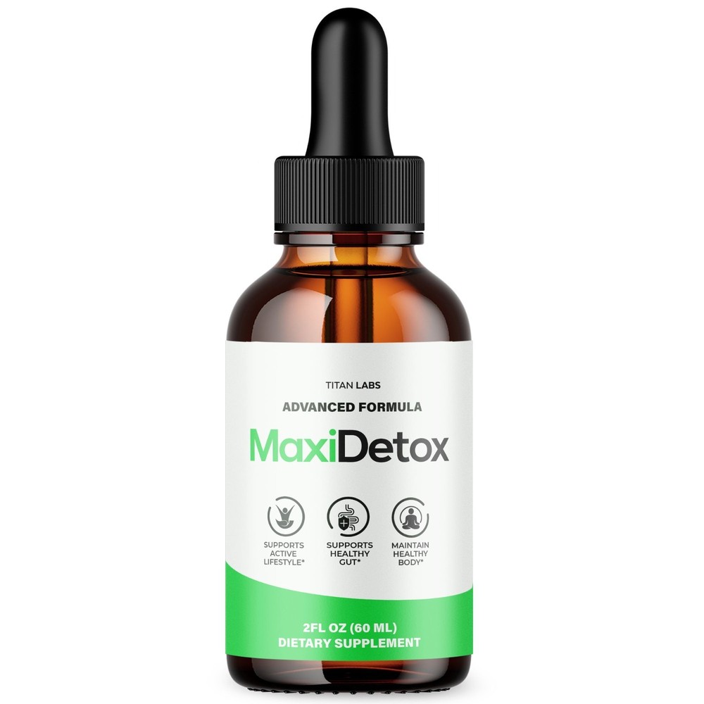 (1 Pack) Maxi Detox Drops Advanced Health & Fitness Formula MaxiDetox 30 Serves