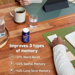 CocoaVia Memory+ Brain Supplement, 60 Day, 750 mg Cocoa 90 Count (Pack of 2)