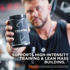 RULE 1 Creatine 130 serv Unflavored 100% Creatine Monohydrate 676g