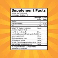 Nature’s Secret Urinary Flush & Support w Cranberry Healthy Bladder, 60 Capsules