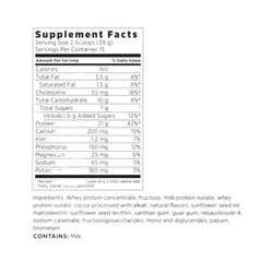 Modere Whey Protein Chocolate 1.3lbs Optimum Nutrition to Muscle, Ultra-filtered