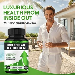 H2 Molecular Hydrogen Water Tablets with Magnesium 120 Tablets Fast-Dissolving