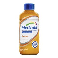 , Electrolyte Beverage, Orange, 21 Fl Oz bottle (Pack of 12)