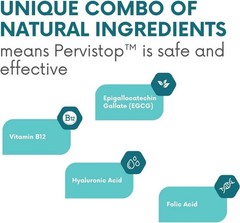 Pervistop 30 Tablets with EGCG, Hyaluronic Acid, Vitamin B12 & Folic Acid
