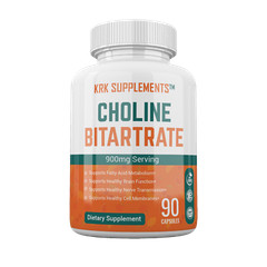 1 Btl Choline Bitartrate Brain Memory Booster Phosphatidylcholine Nootropic