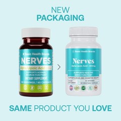 Nerves Alpha Lipoic Acid, 200 mg, Neuron Function Pack of 1