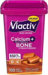 Viactiv Calcium Plus D Chews CARAMEL 100ct __