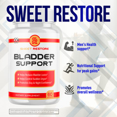 (1 Pack) Sweet Restore Bladder Control Advanced Bladder Supplement 60 Capsules