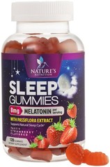 Melatonin Sleep Gummies 8mg With Passiflora Extract Natural Restful Aid