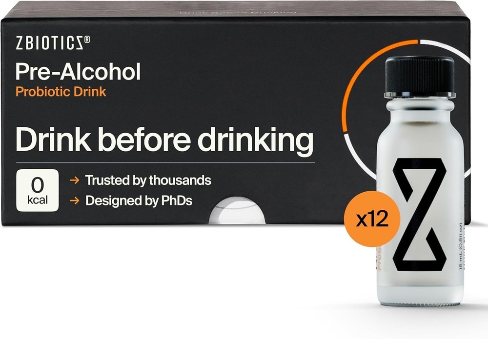 ZBiotics — Feel Better After Drinking, Wake Up Refreshed, Science-Backed, Pate