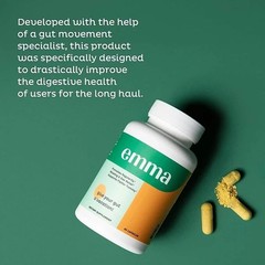 3 Pack Emma Gut Health Supplement 180 Capsules designed for Bloating Relief & Le