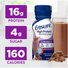 Ensure High Protein Nutrition Shake Milk Chocolate 8 floz 24 Pack Ready to Drink