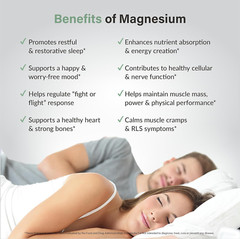 Magnesium Capsules – Sleep Support, Muscle Recovery – Vegan, 60 Count