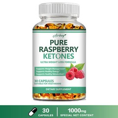 Raspberry Ketones Capsules 1000mg – Weight Loss, Fat Burning, Weight Management
