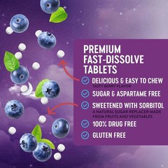 Melatonin 10mg Fast Dissolve Supplements, Sleep Support Supplement for Adults –