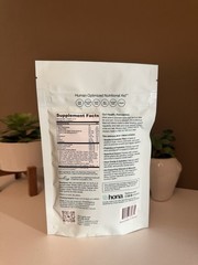 hona Fiber + Greens Gut Superfood Blend Powder 3.2 oz Vegan Non-GMO