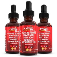 Cayenne Pepper Supplement Liquid Drops + Hawthorn Berry