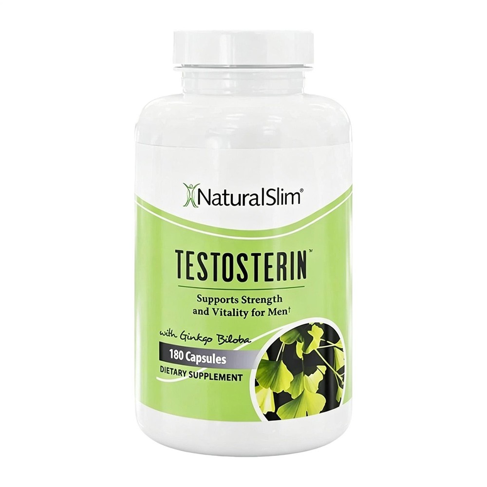 Men’s Natural-Slim Testosterone Multivitamins Testosterin Booster 180 Capsules