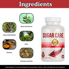 Sugar Care | Advance Support Supplement | Capsules for Men & Women | 300 Capsule