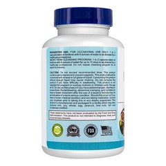 15 Day Cleanse – 30 Capsules – Gut Support Colon Cleansing & Detox