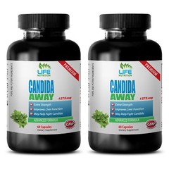 Oregano Extract CANDIDA AWAY 1275mg Organic Vaginal Flora Cleanser Caps 2B