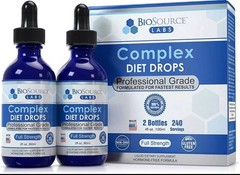 BioSource Labs Complex Diet Drops – Best Natural Drops for Men and Women 2 Bo…