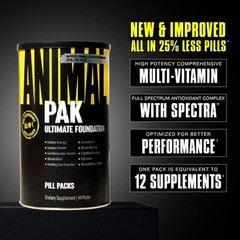 Animal Pak – Convenient Multivitamin for Men & Women Daily All-in-One Vitamin &