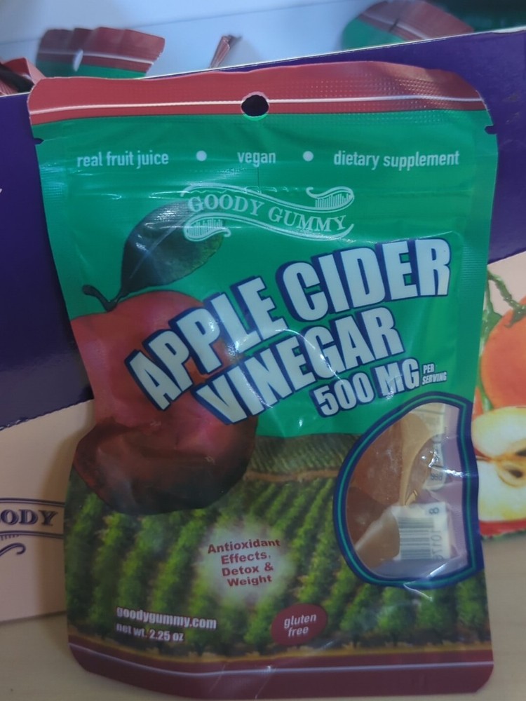 Case Goody Gummy Apple Cider Vinegar Gummies Vegan, Gluten Free, No GMO 12ct